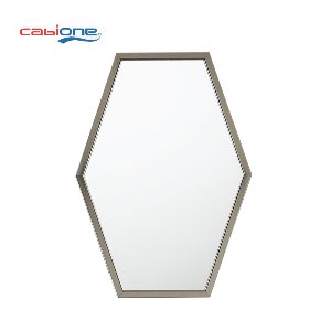 M-374/카비원/흑니켈육각거울/욕실거울/세면거울/육각거울/화장실거울/세면대거울