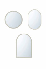 LED크림아크릴거울/3가지디자인/히든바스/크림아크릴프레임/욕실/화장실