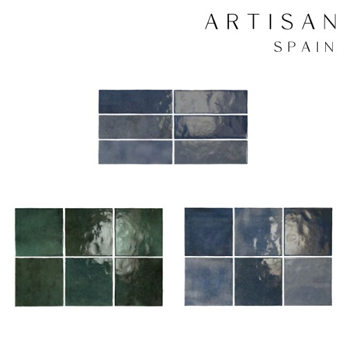 ARTISAN 시리즈타일132X132/65X200 컬러타일/아티산시리즈/스페인/주방/벽타일/포인트타일/브릭