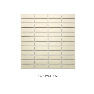 G72-IVORY-M/294X298/모자이크타일/벽타일/바닥타일/자기질타일