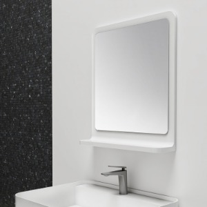 미카 M23 액상아크릴거울 화장실거울 욕실거울 선반형 거울 액상아크릴 선반일체형