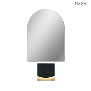 하나바스 LED하프형거울 상시전원형 전구색  욕실거울 인테리어거울