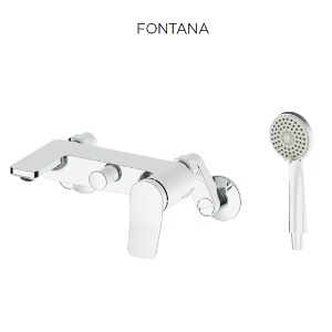 폰타나 TF-B5116 아르케 샤워욕조수전 FONTANA 화장실 샤워기 국산 디자인수전 크롬 TFB5116