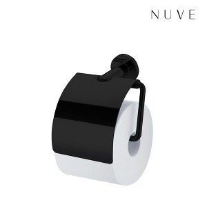 NU-005B-2 블랙무광 휴지걸이 NUVE 범한공업 욕실 소품 모던 심플 호텔 욕실 럭셔리 악세사리 NU005B2