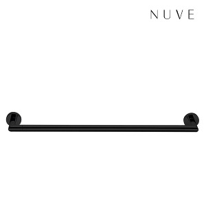 NU-005B-1 블랙무광 수건걸이 NUVE 범한공업 욕실 심플 모던 호텔 욕실 타월바 럭셔리 악세사리 NU005B1