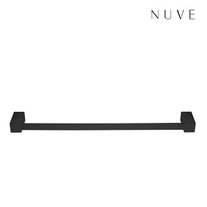 NU-124B-1 블랙무광수건걸이 NUVE 범한공업 욕실 심플 모던 호텔 욕실 타월바 럭셔리 악세사리 NU124B1